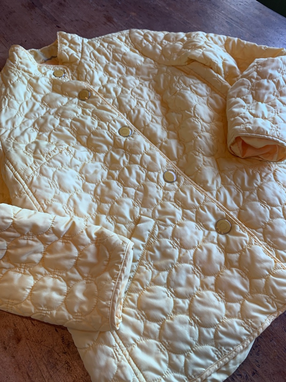 Charter Club Sunny Yellow Quilted Blazer - Picture 2 of 16